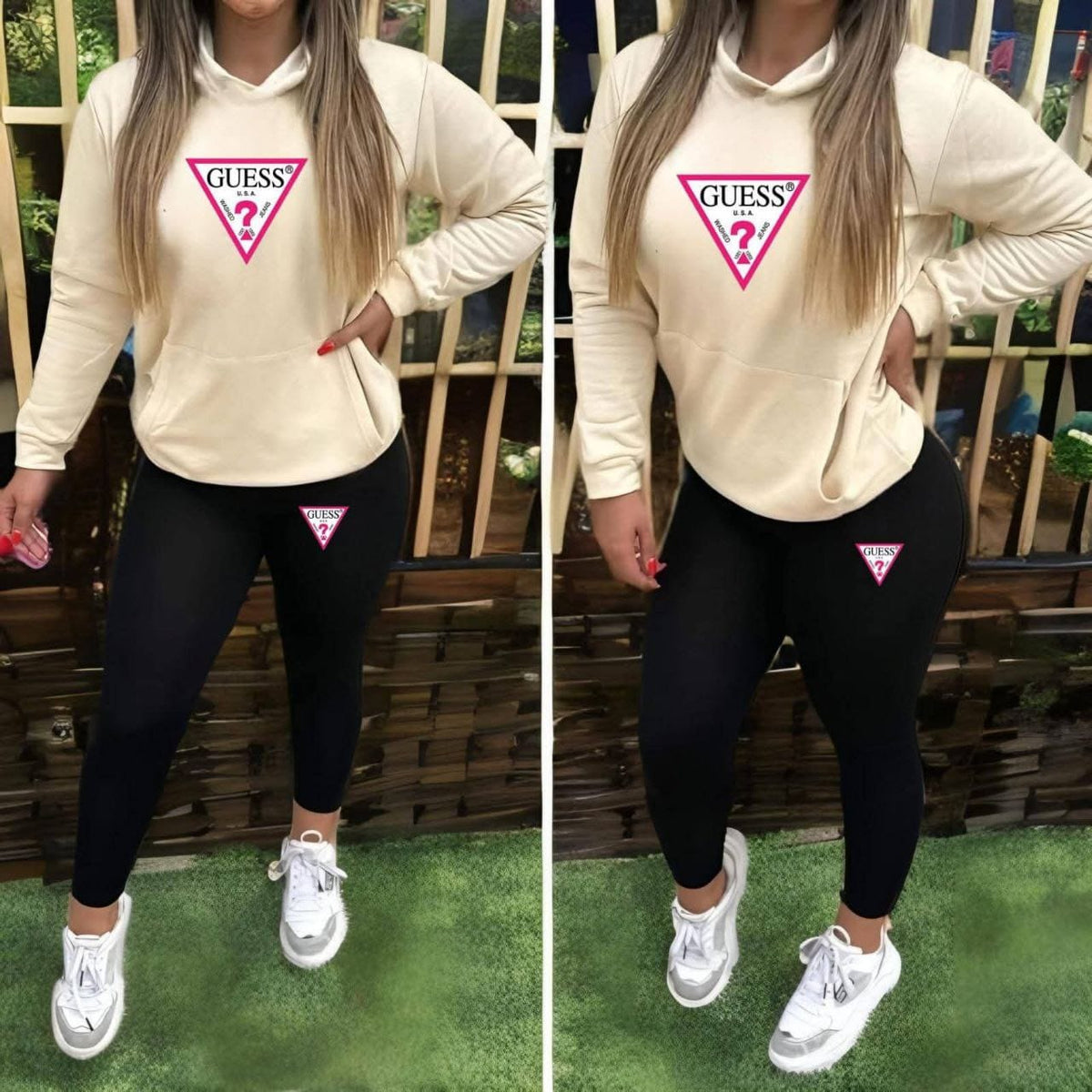 Conjunto Deportivo Mujer Sudadera y Leggings | Tallas S a 3XL