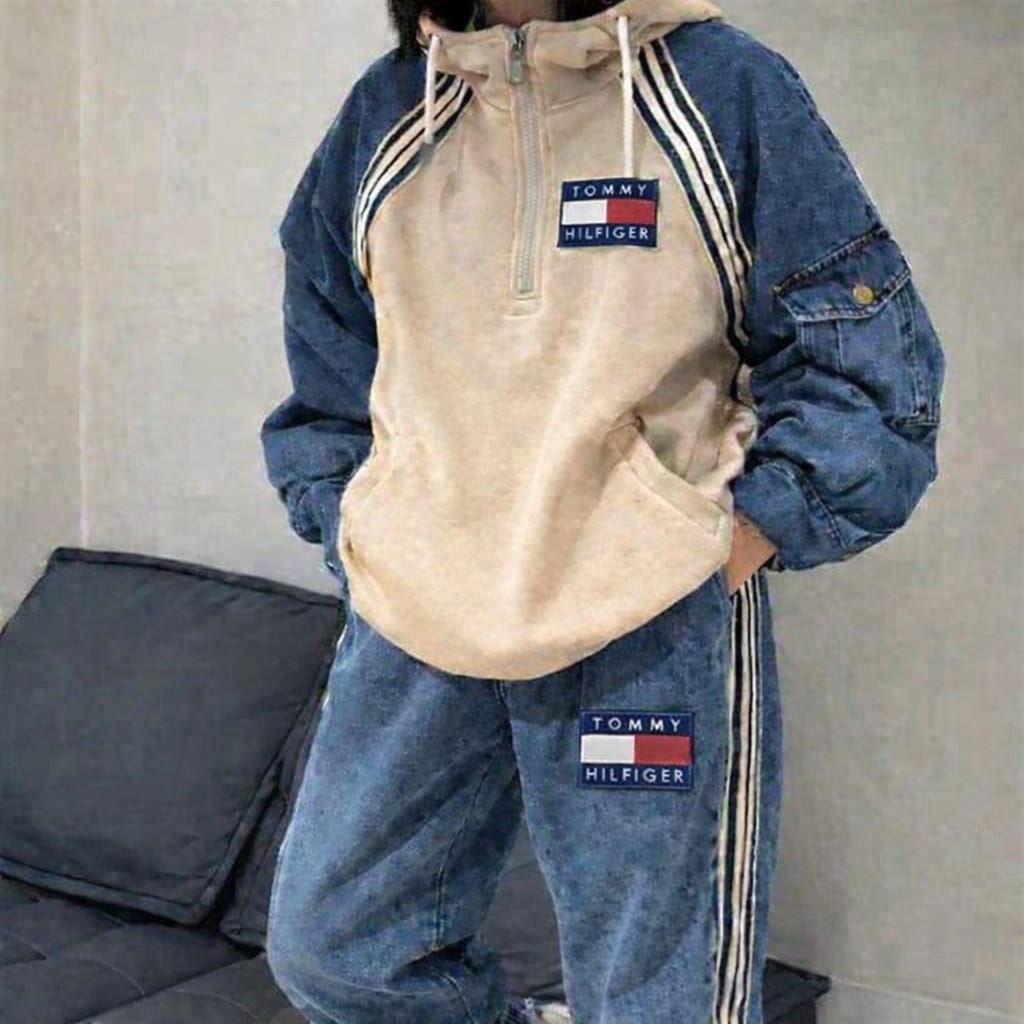 Conjunto mujer Tommy Hilfiger sudadera y pantalón vaquero