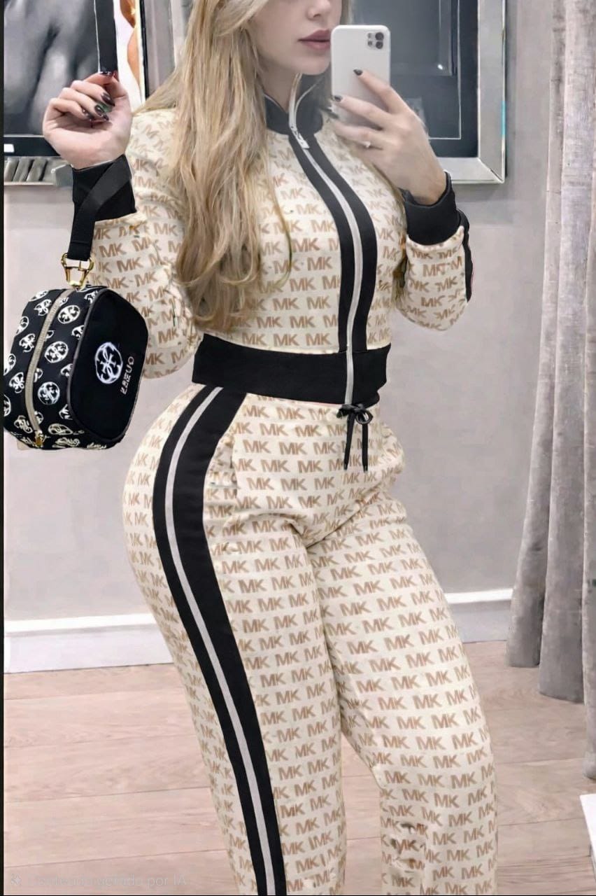 Conjunto 2 piezas de manga larga y pantalón wide leg