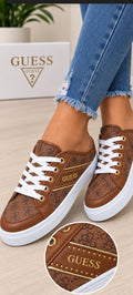 Zapatillas plataforma GUESS marrón para mujer