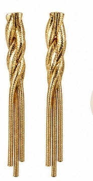 Pendiente Dorado Statement