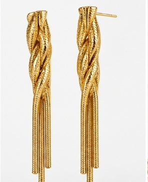 Pendiente Dorado Statement