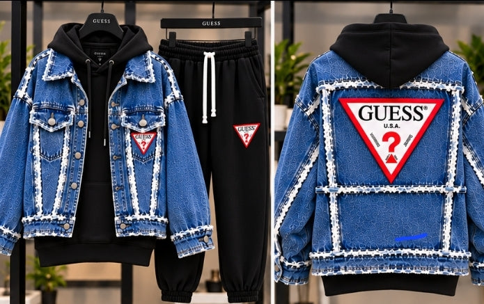 Conjunto de mujer de 3 piezas: sudadera, pantalón y chaqueta
