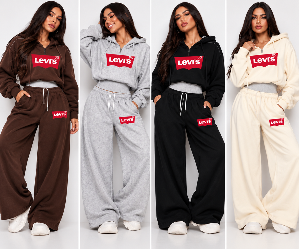 Conjunto de mujer con pantalón de pierna ancha