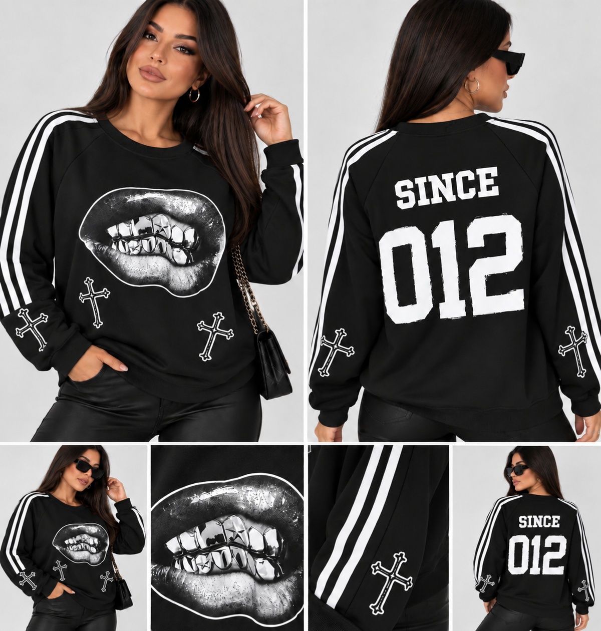 Sudadera de Mujer Talla Única en 3 Colores