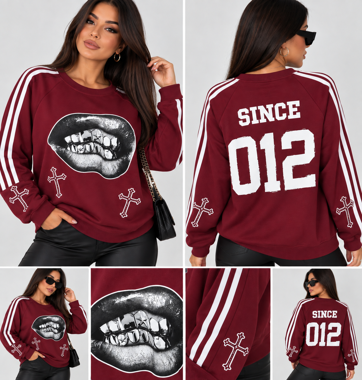 Sudadera de Mujer Talla Única en 3 Colores