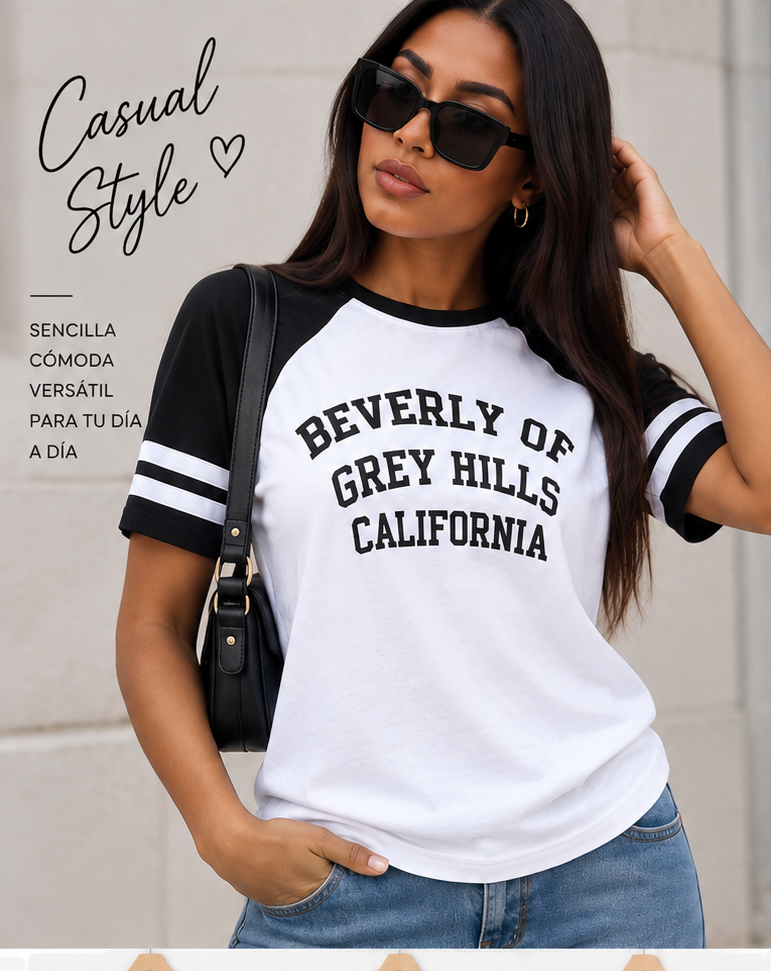 Camiseta oversize de mujer
