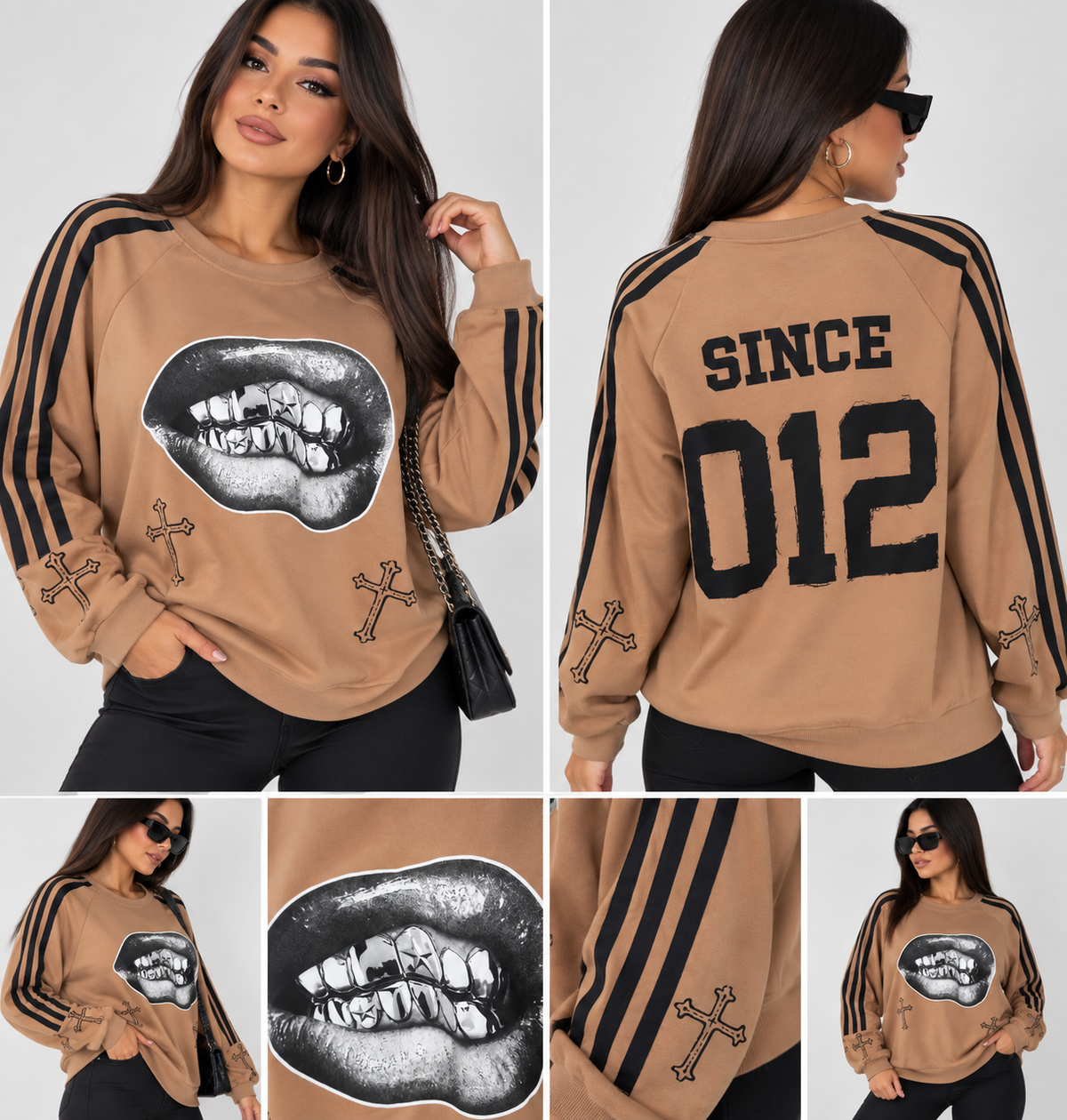 Sudadera de Mujer Talla Única en 3 Colores