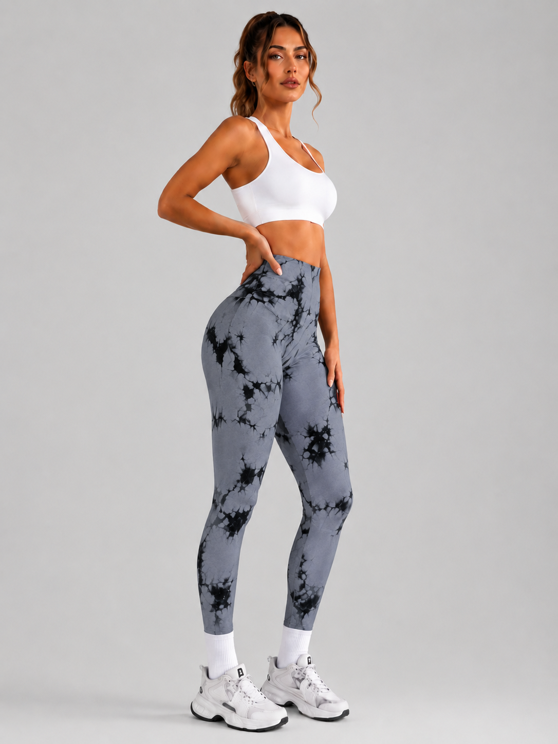 Leggings Deportivos Estampados de Cintura Alta para Mujer
