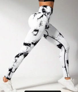 Leggings Deportivos Estampados de Cintura Alta para Mujer